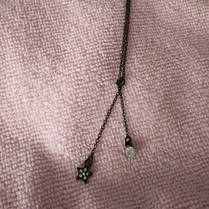 Star and diamond necklace